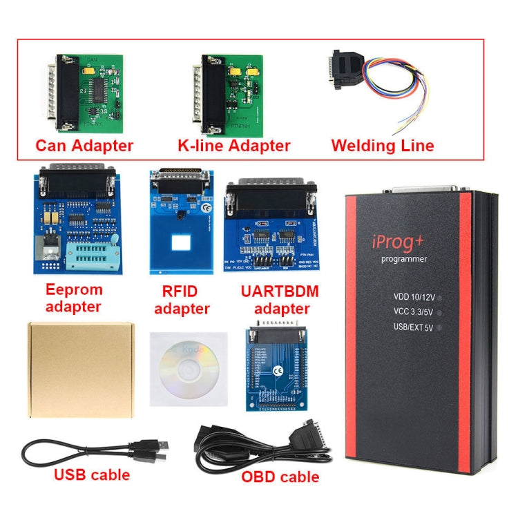 Iprog+ Pro V48 Car Key Programmer Odometer Correction Airbag Reset Tool, V48 Iprog+ Pro V48 Car Key Programmer Odometer Correction Airbag Reset Tool, V48